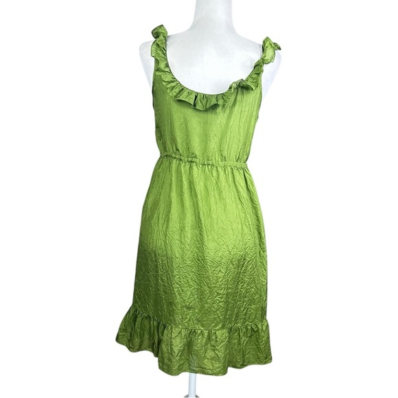 Sundance Silk Tiered Dress Sm Ruffles Fairy Whimsical Boho Tiny Flaws Delicate - Picture 3 of 10